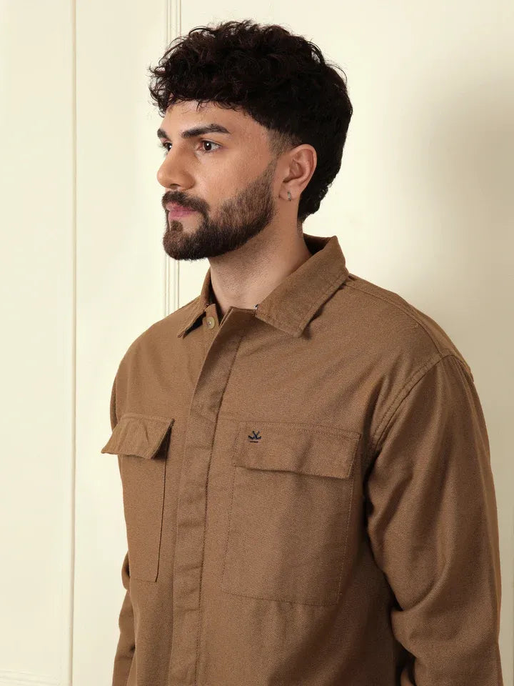 Cotton Oversized Shacket