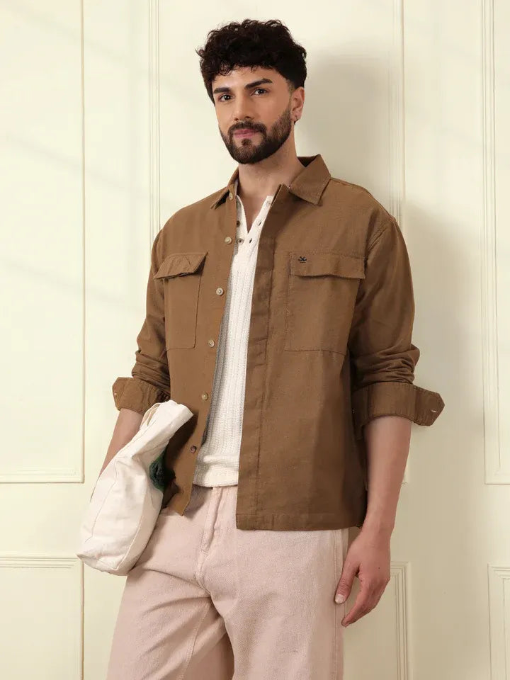 Cotton Oversized Shacket