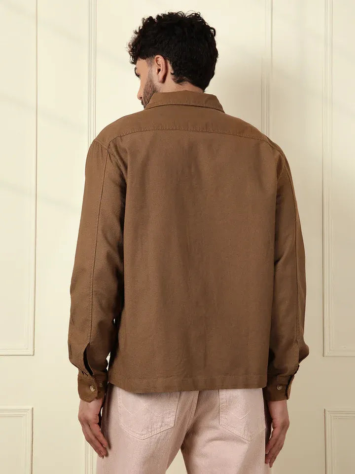 Cotton Oversized Shacket