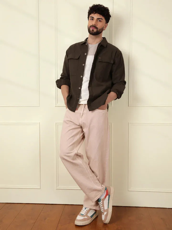 Cotton Oversized Shacket