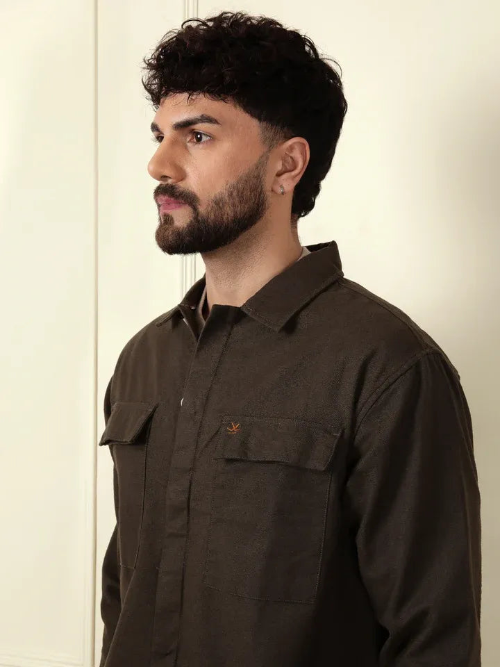 Cotton Oversized Shacket